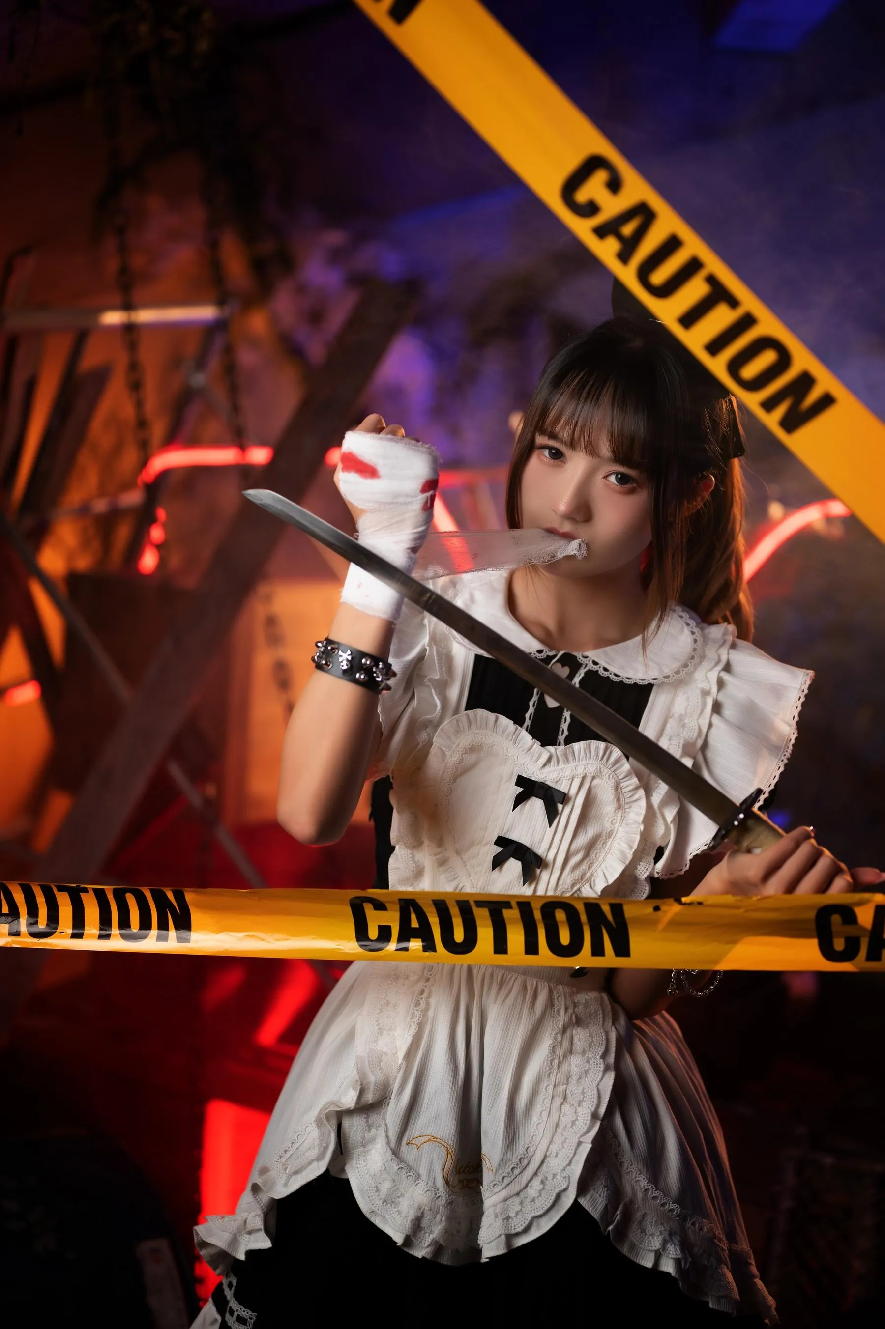 [艺图语] 2022.06.25 战斗女仆 兔子Zzz不吃胡萝卜 [24P]插图9